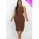 thumbnail image 5 of Vestido Largo con Espalda Abierta Cruzada en Talla Grande, 5 of 11