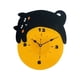 thumbnail image 2 of Reloj Análogo Gato Moderno Negro, 2 of 2