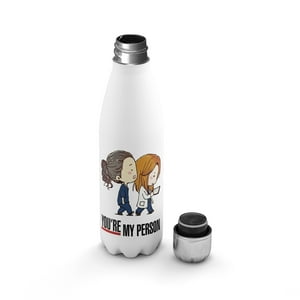 Creango - Botella Agua Termica Greys Anatomy De Acero Inoxidable