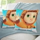 thumbnail image 3 of Dave y Ava Fundas de almohada de terciopelo con tema, regalos de funda de almohada, decoración para el hogar, cojín de lanzar, regalo de cumpleaños para fans y parejas. 45cm x 45cm., 3 of 6