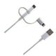 thumbnail image 2 of Cable 3 En 1 Iph/And/Usbc Silver, 2 of 2