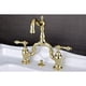 thumbnail image 4 of Grifo de baño Kingston Brass English Country Bridge, 4 of 5