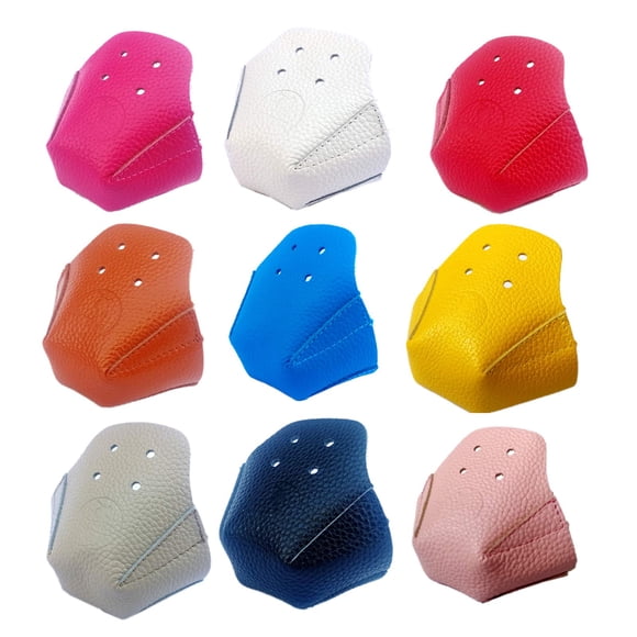 Protectores de puntera para patines VKEDA de cuero vacuno – 1 par – Marrón