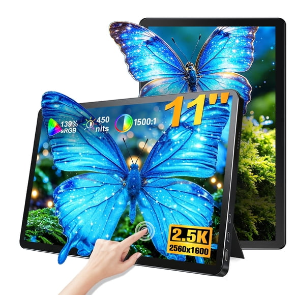 Monitor portátil JUNEBOX 28 cm 2.5K pantalla táctil HDMI