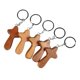 thumbnail image 3 of 5 Unids Bolsillos Cruz Llavero Llaveros De Regalo De Madera Para Oraciones Cristianas Unisex B, 3 of 5