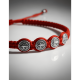 thumbnail image 3 of Pulsera brazalete hilo protección gratitud san benito Rojo, 3 of 3
