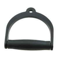 Magideal - Mango De Cuerda De Tríceps, D Extraíble Para Máquina De Tracción De Gimnasio, Entrenamiento De Estiramiento Facial