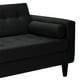 thumbnail image 4 of Sofa Retro 2c Felpa 00 Negro, 4 of 6