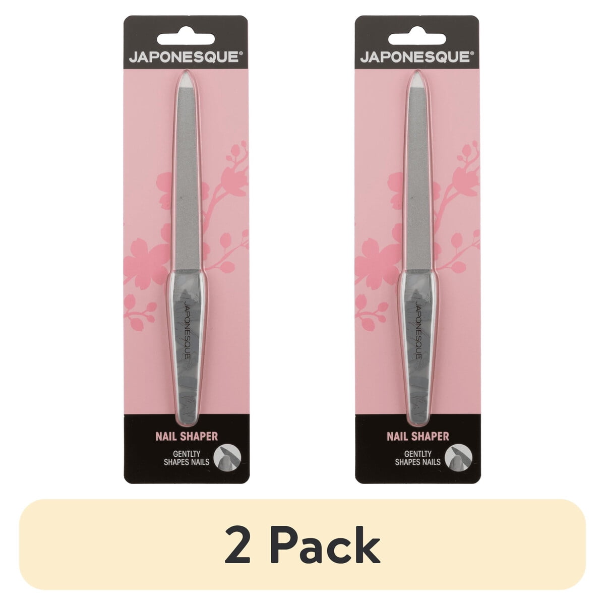 Lima De Uñas Japonesque Acero Inoxidable Pack De 2 - Grano Medio