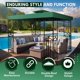 thumbnail image 3 of Cubierta de Reemplazo para Toldo de Gazebo Flexzion 8x8 Impermeable Verde, 3 of 9