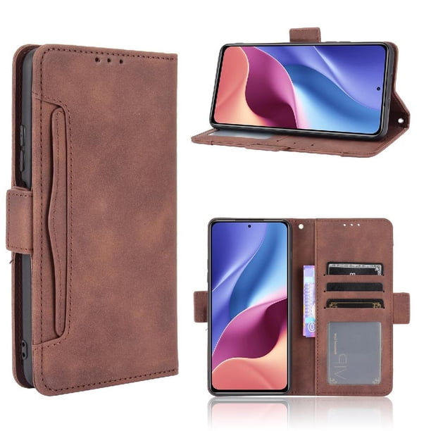 Funda Tipo Billetera FOXDOCK para Xiaomi Poco F3 – Tapa Flip con Tarjetero