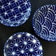 thumbnail image 5 of Mini Platos Japoneses Tintura Índigo Diseño Edo Komon, 5 of 5