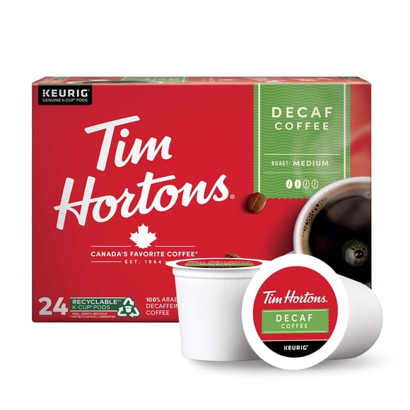 Coffee Descafeinado Tostado Medio 96 Cápsulas K cup Paquete De 24 X 4