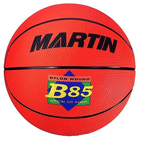 Baloncesto Martin Sports Con Herida De Goma Y Nailon Para Jóvenes, Talla 5