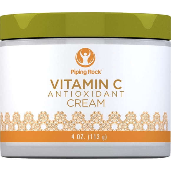 Crema de Vitamina C Piping Rock 113 g Mascarilla facial y de ojos