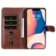 thumbnail image 5 of Funda con Cremallera para iPhone 14, Carcasa Cartera de Cuero PU con Soporte y Tarjetero, 5 of 6
