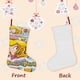 thumbnail image 3 of Princesa Peach Tema: Calcetines de Navidad, fino lino blanco para colgar en escaleras y chimenea, decoración navideña para el hogar, regalo de Navidad.54cm×38cm, 3 of 5