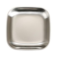 Bothyi - Bandeja Cuadrada De Acero Inoxidable Para Empanizar, Ideal Para Comedor, Cocina O Reuniones, Color Plateado