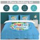 thumbnail image 5 of x149 Numberblocks Bed Duvet Cover Microfiber Bedding Sets 3D Printed Lightweight 3 Piece Comforter Sets, 1 Duvet Cover And 2 Pillow Shams for Kids Boys Girls 79"x90" jn149, 5 of 5