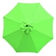 thumbnail image 1 of Paraguas Sunnyglade, toldo de repuesto de 9 pies, 8 varillas, color verde, 1 of 6