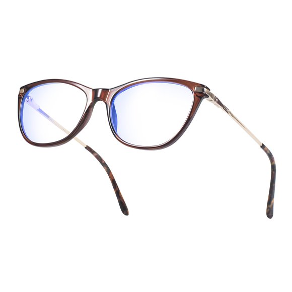 Gafas de lectura Bhigh de luz azul 3,5 dioptrías color marrón para mujer