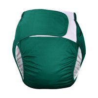 Ioensy - Pañal De Tela Para Adultos Cubierta De Pañal Lavable Ropa Interior Protectora Protección Contra Fugas Verde