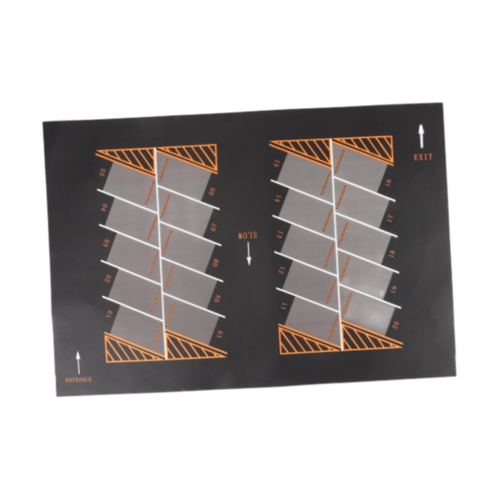 Magideal - Alfombrilla De Estacionamiento 1:64, Alfombrilla De Ratón De Garaje Fundida A Presión Para Exhibición De Escenas, Alfombrilla De Juego De Escritorio E D