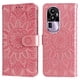 thumbnail image 5 of Funda tipo cartera FOXDOCK para OPPO Reno 10 Pro Plus , diseño girasol en relieve, cuero PU, cierre magnético, soporte y tarjetero, 5 of 5
