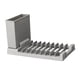 thumbnail image 4 of Escurridor de platos,Estante de cocina,Ahorro de espacio,Soporte plegable para cubiertos, decoración, escurridor de platos, bandeja para encimera de c gris, 4 of 5