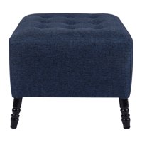 Máxima Design - Pouf Alejandro Diseño Azul Omega 54X54X44 Cm