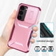 thumbnail image 4 of Funda Resistente para Samsung Galaxy S23 con Tapa Deslizante y Protección Militar Rosa, 4 of 6