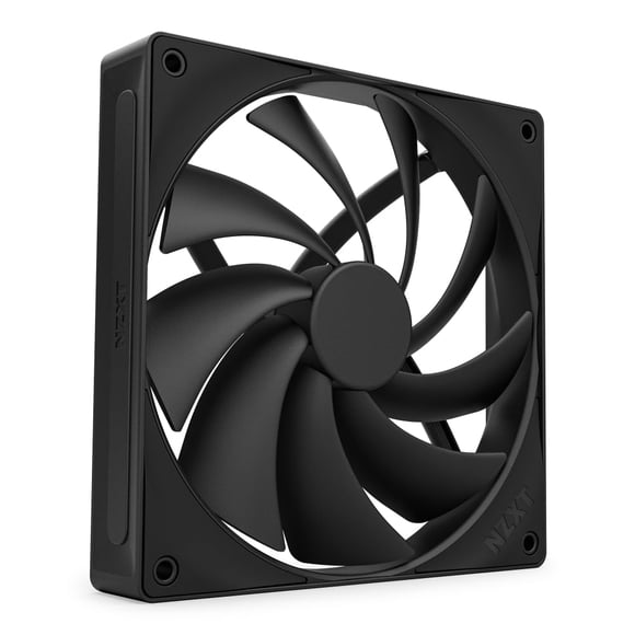 Ventilador NZXT F140Q, 140 mm, silencioso, flujo de aire único, negro