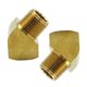 thumbnail image 1 of Tubería Legines 45 Degree Street Elbow Brass 1/2 NPT, 1 of 6