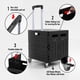 thumbnail image 3 of Carrito Utilitario Plegable Caja Rodante Portátil Negra, 3 of 9