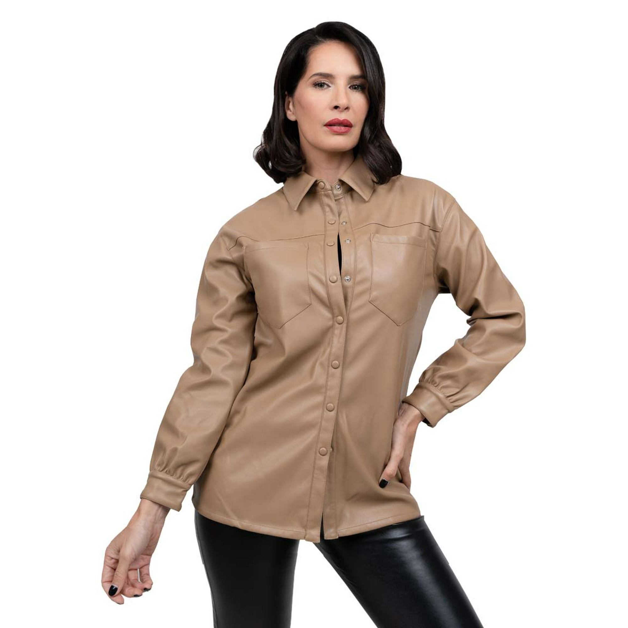 Todopiel - Camisa Ecocuero Chg61 Beige