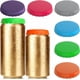 thumbnail image 1 of Tapas de silicona para latas de refresco, paquete de 6, reutilizables y sin BPA, para tapar o proteger latas de refrescos, cervezas, bebidas, jugos, Coca-Cola, etc. Aptas para latas estándar (surtidas, 1 of 7