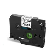 Cinta Adhesiva Brother Negro Sobre Transparente 8M