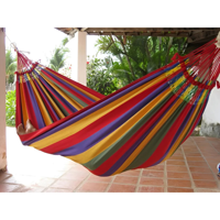 Genérico - Hamacas 2 Plazas, 100% Algodon De Rayas