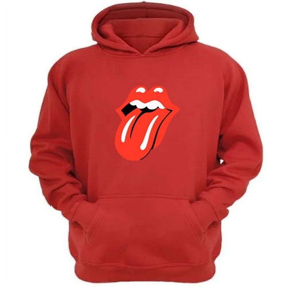 Genérico - Polerón Canguro The Rolling Stones Rojo Talla Xl Unisex