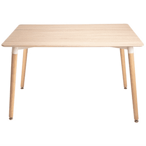 Habita2 Chile - Mesa Mdf Wood 120Cm Rectangular - Simil Madera Natural