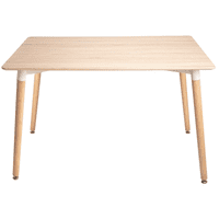 Habita2 Chile - Mesa Mdf Wood 120Cm Rectangular - Simil Madera Natural