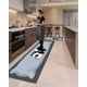 thumbnail image 1 of Set 2 Piezas Alfombra de Cocina Goma Antideslizante Diseño Estampado, 1 of 6