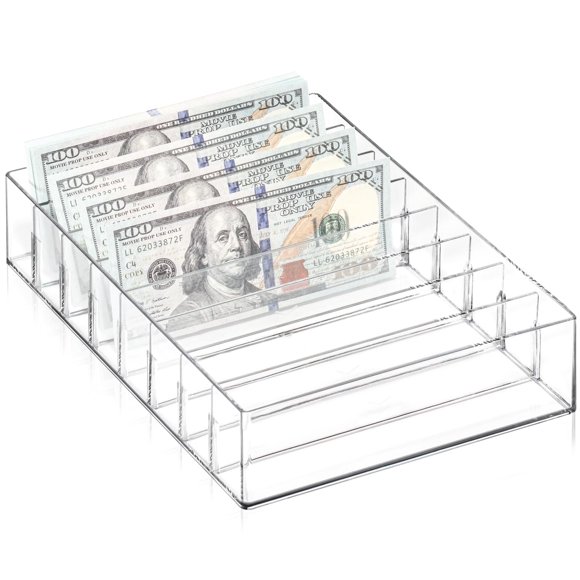 Organizador XUWAIDSGN 26 × 18 × 5,5 cm Transparente de 8 Secciones