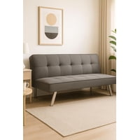 Cosas Casa - Futon Sofa Cama Grecia Gris Gris 2 Plazas