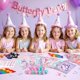thumbnail image 5 of Kit de Colorear BenLouis 192 piezas Mariposa Hada para Fiesta Infantil, 5 of 7