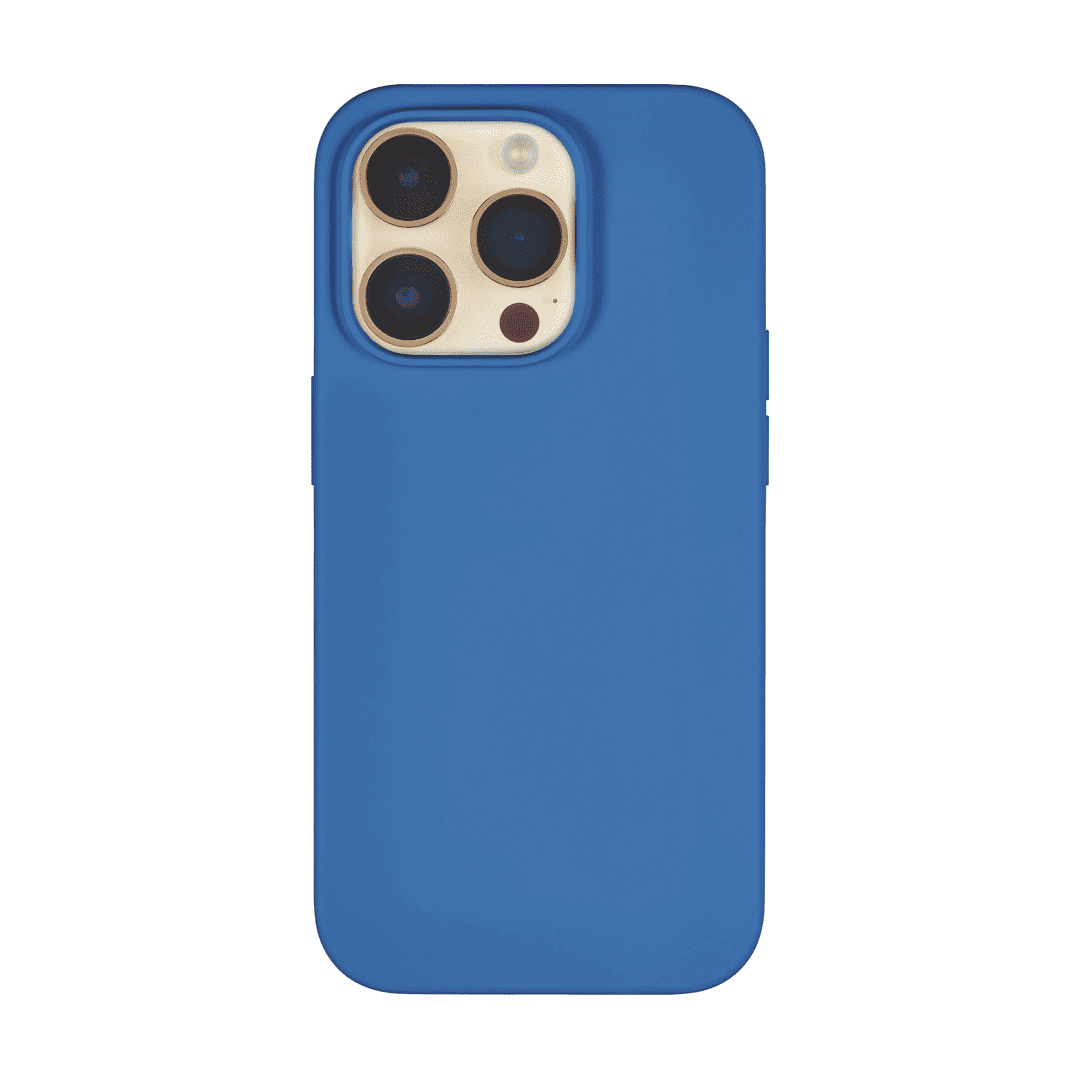 Genérico - Carcasa Silicona Iphone 15 Pro Azul