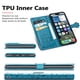 thumbnail image 3 of Funda Cartera FOXDOCK para iPhone 16 Plus , Flip PU con Relieve de Gatos y Perros, Tarjetero y Soporte, 3 of 6