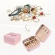 thumbnail image 2 of Organizador de Joyas Pequeño REGALWOVEN con Espejo, Caja Organizadora de Joyas, Regalos de Cumpleaños para Mujeres, Niñas, Amigas Rosa J, 2 of 7