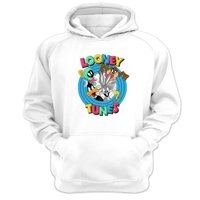 Genérico - Polerón Canguro Dibujos Animados Lt Blanco Talla S Unisex