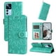 thumbnail image 5 of Funda tipo cartera FOXDOCK para Xiaomi 12T Pro , diseño girasol en relieve, cuero PU, cierre magnético, soporte y tarjetero, 5 of 5